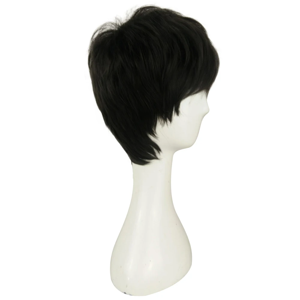 HAIRJOY женский стрижка Pixie черный коричневый блондин фиолетовый 6 цветов короткий прямой термостойкий синтетический парик