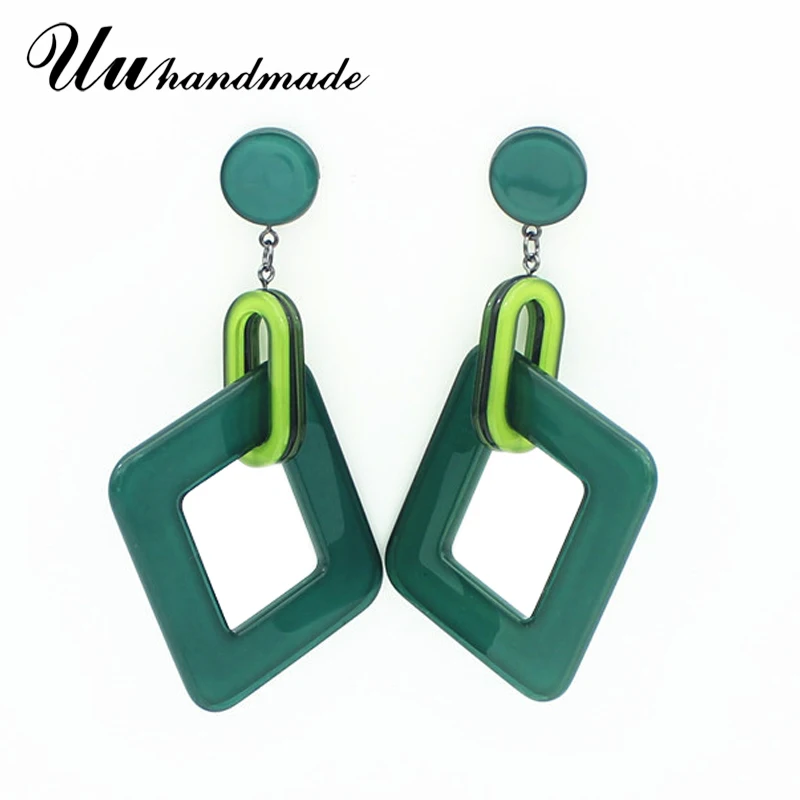 

Earings Long Acrylic big Earrings Fashion jewelry wholesale custom Drop For Women Earings Brincos Pendientes Mujer Brinco 2018