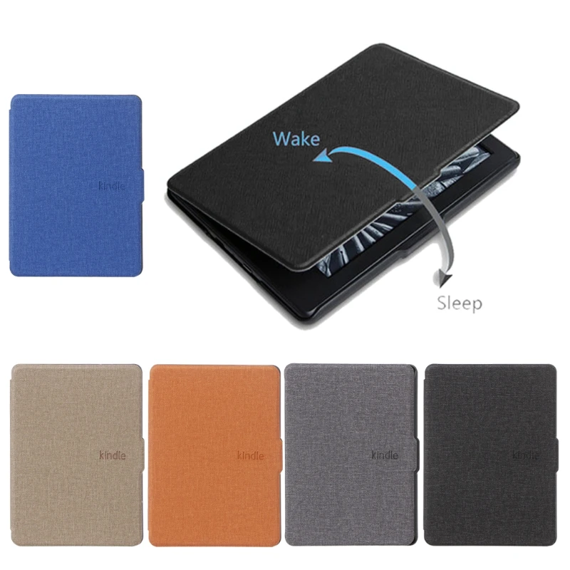 

Faux Leather Flip Stand Tablet Case Cover For Kindle 8th Generation hyq