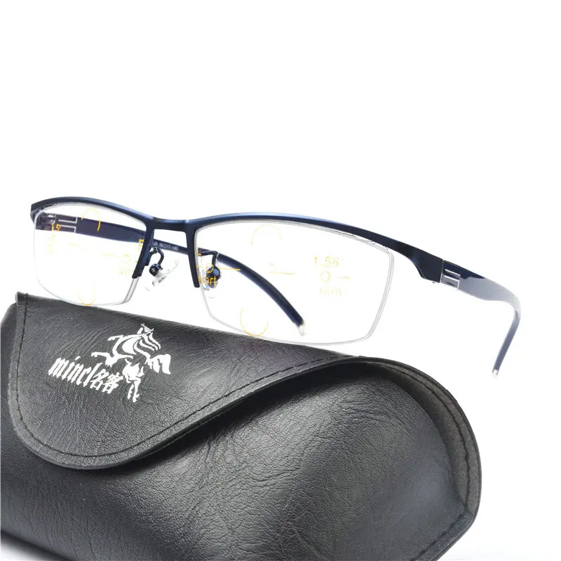 MINCL/Popular blue Progressive Multifocal Reader See Far And Near