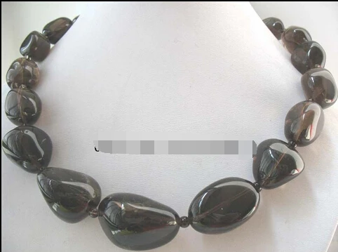

11.22 WOW! smoky quartz necklace beads 19 Discount 35%