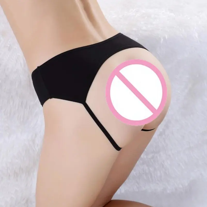 

Hot Sale Women Sexy Open Butt Backless Panties Thongs Lingerie Underwear Low Rise Briefs Ladies T-back