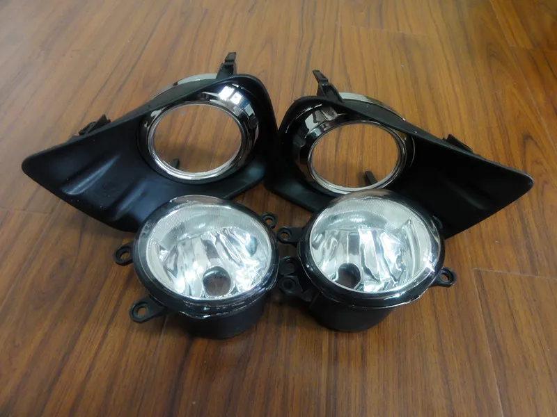 

1 Set Front fog lights driving lamp and fog lamp covers kit for TOYOTA Land CRUISER PRADO FJ150 2010-2014