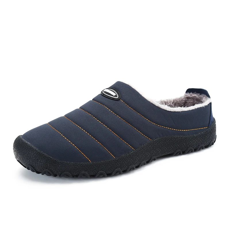 

Christmas Winter Men Shoes Warm Plush Home Slippers Men Flip Flops Indoor Slippers Waterproof Outdoor Shoes zapatos de hombre