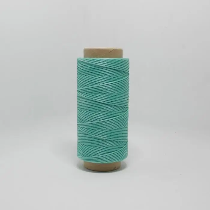 

Dark Turquoise Color 1.0mm X 170M Faux Leather Sewing Thread Polyester waxed thread 210D/16 DIY Craft Sewing Shoes, Luggages8016