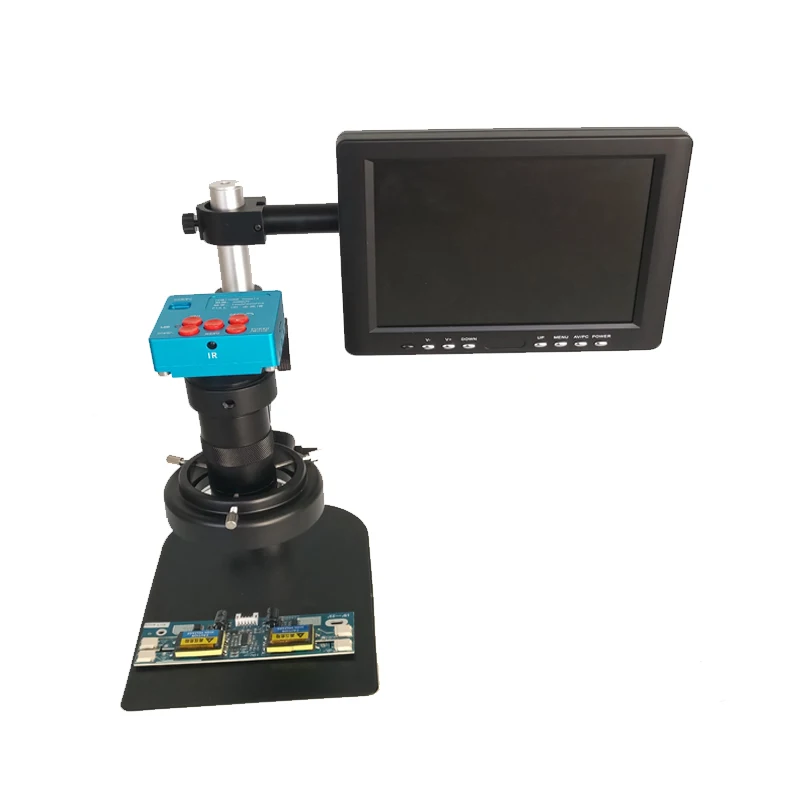 2019 30MP 2K1080P HDMI USB цифровой видео микроскоп камера + 130X C Mount объектив 56 светодиодных