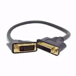 DVI-D DVI D Dual Link Мужской цифровой 24 + 1 DVI 24 + 1 Женский Видео расширение кабель 50 см для Мониторы проектор