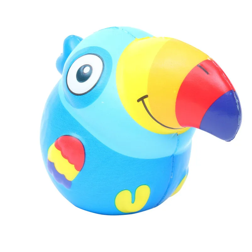1 шт. Squeeze Симпатичные Тукан ароматизированные игрушки для детей из мягкой