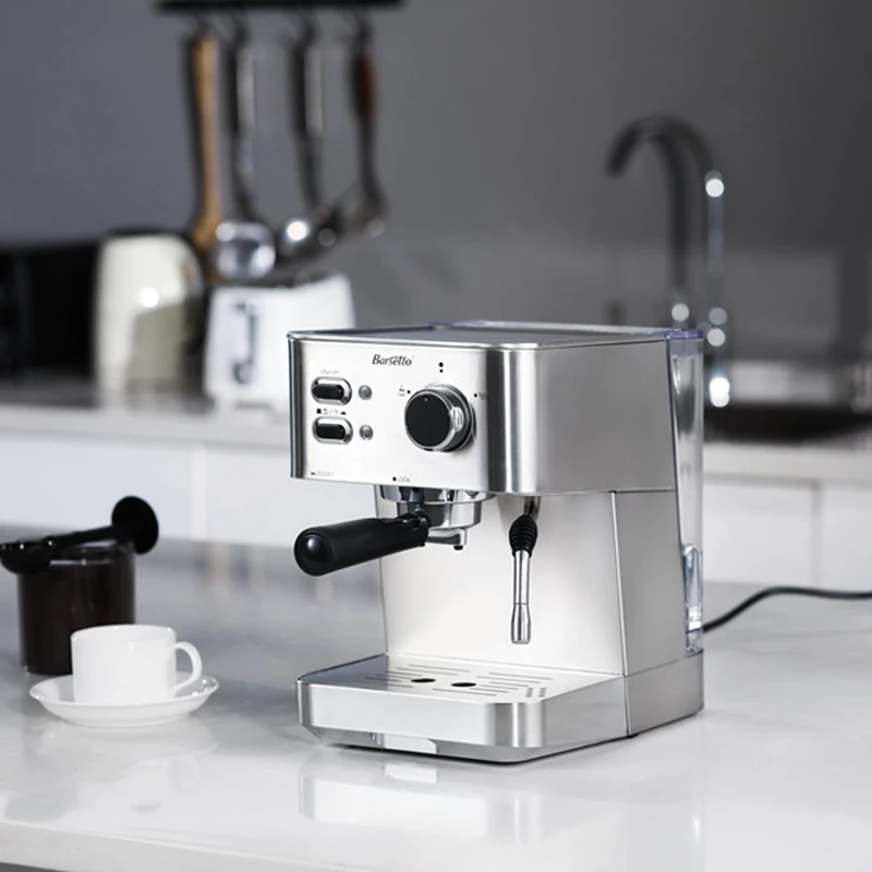 Лучшая продажа BARSETTO 15 бар давление кофе машина нержавеющая сталь бытовой Эспрессо кофеварка-ЕС Plug