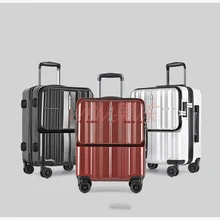 CALUDAN PC 2" Передняя Компьютерная сумка на колесах Многофункциональный чемодан в деловом стиле Универсальный чемодан на колесах