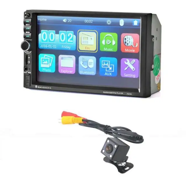 Flash Deal Bluetooth Car Stereo Audio In-Dash Aux Input Receiver SD/USB MP5 Player 2