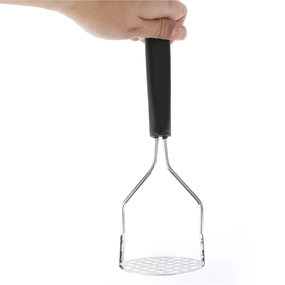 

New Stainless Steel Hand Held Potato Masher Ricer Puree Juice Maker Presser