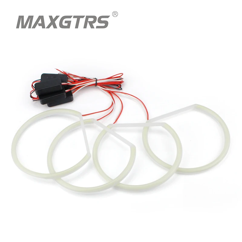 

1 SET (4*131mm ) Xenon White Cotton Light SMD LED Angel Eyes for BMW E36 E38 E46 Projector BMW E39 Led Headlight Car Styling