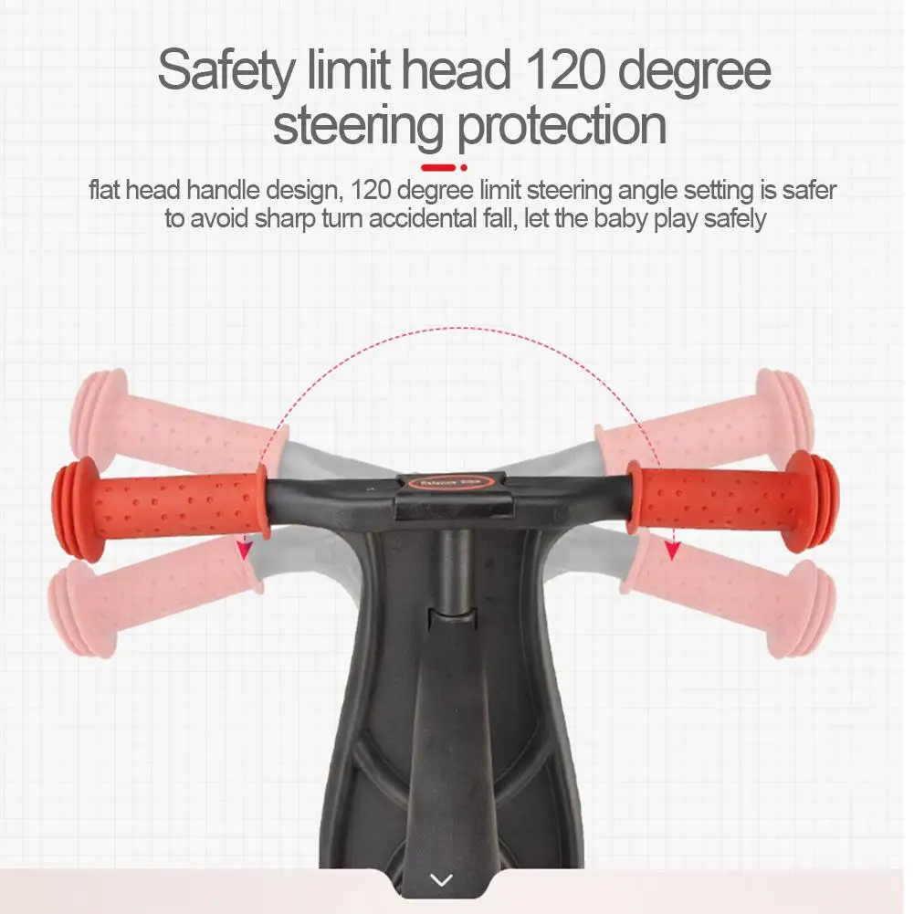 12-inch Children's Two-wheeled Sport Balance Bike without Pedals Taxiing Treadmill Sliding Bicycle for Toddlers Kids