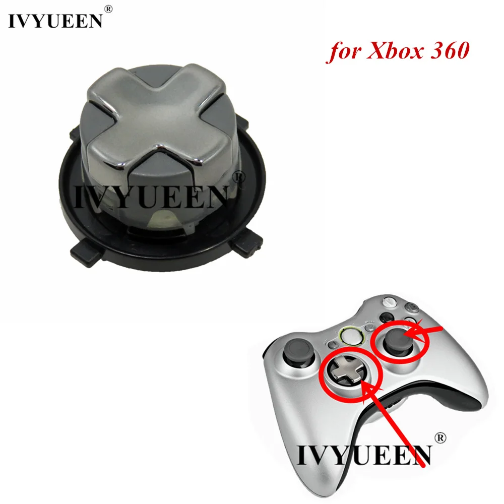 

IVYUEEN for Xbox 360 Slim Wireless Controller D-pad Transforming Rotating Transformer Dpad Button Parts Video Game Accessories