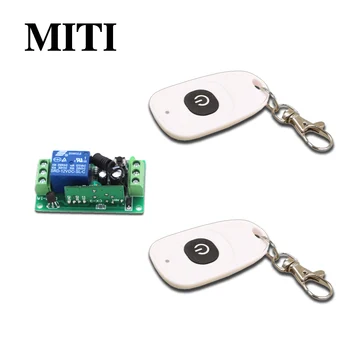 

DC9/12/24V 1CH Relay Wireless Remote Control Switch Receiver With Transmitter Learning 315/433MHZ Normally Open/Closed Door