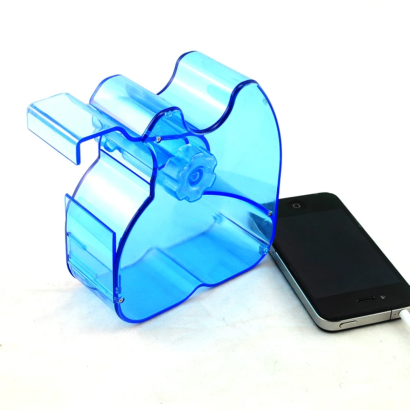 New Dental Blue Color Cotton Roll Dispenser Molar Shaped Free Shipping |