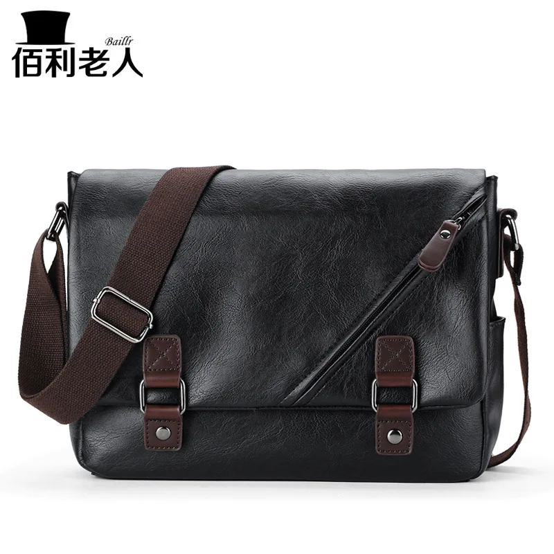 

032118 new hot man shoulder bag male messenger bag