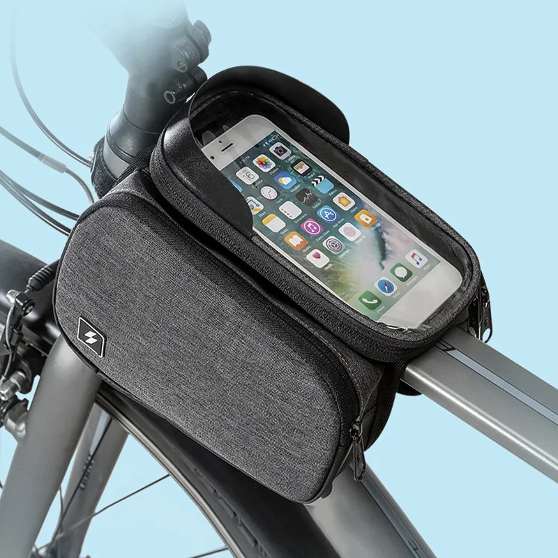 

For 7.5Inch Screen Phone Bag Bike Saddle Bag Front Frame Top TPU Cycling Bag Touch Screen MTB Road Mountain Bicycle Case