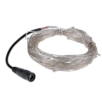 

12V 10m 100 LED Fairy String Lights copper wire lamp for indoor Christmas home party Wedding Garland luces decoration Lights
