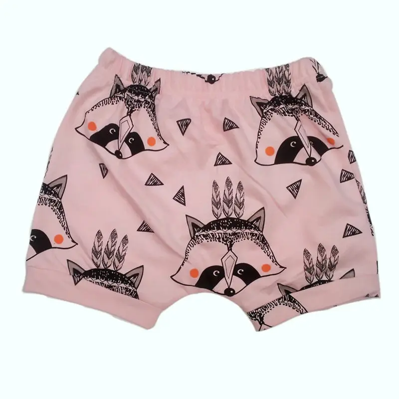 Шорты новинка детские шорты для мальчиков и девочек повседневные милые летние короткие брюки шорты трусы «Миньоны» от 0 до 4 лет - Цвет: Розовый