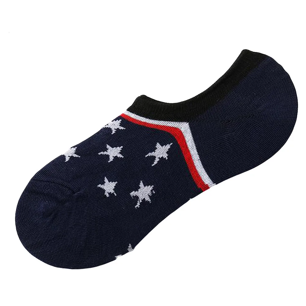 1Pair Unisex Comfortable Print Cotton Sock Slippers Short Ankle Socks calcetines antideslizante mujercalcetin invisible mujer a