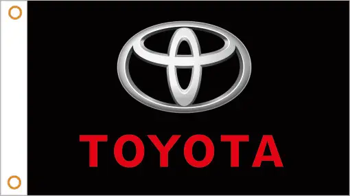 

car flag custom flag car TOYOTA banner 3x5ft 100% Polyester 01