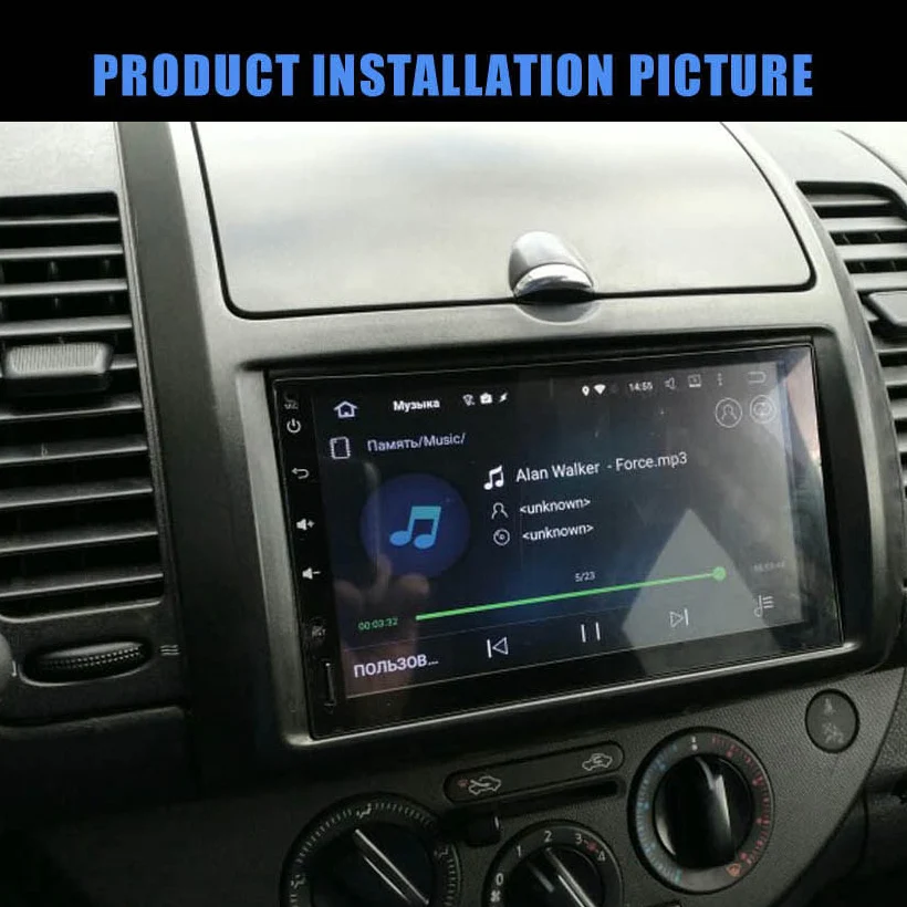 Discount KANOR 7" 2Din 1024*600 Android 8.1 2 din Universal Car Radio For Nissan GPS Navigation BT Radio Stereo Audio Player(No DVD) 1