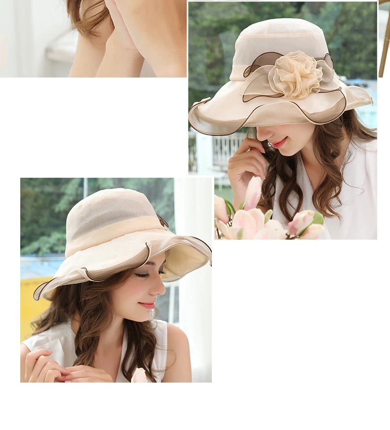 9 woman sun hat