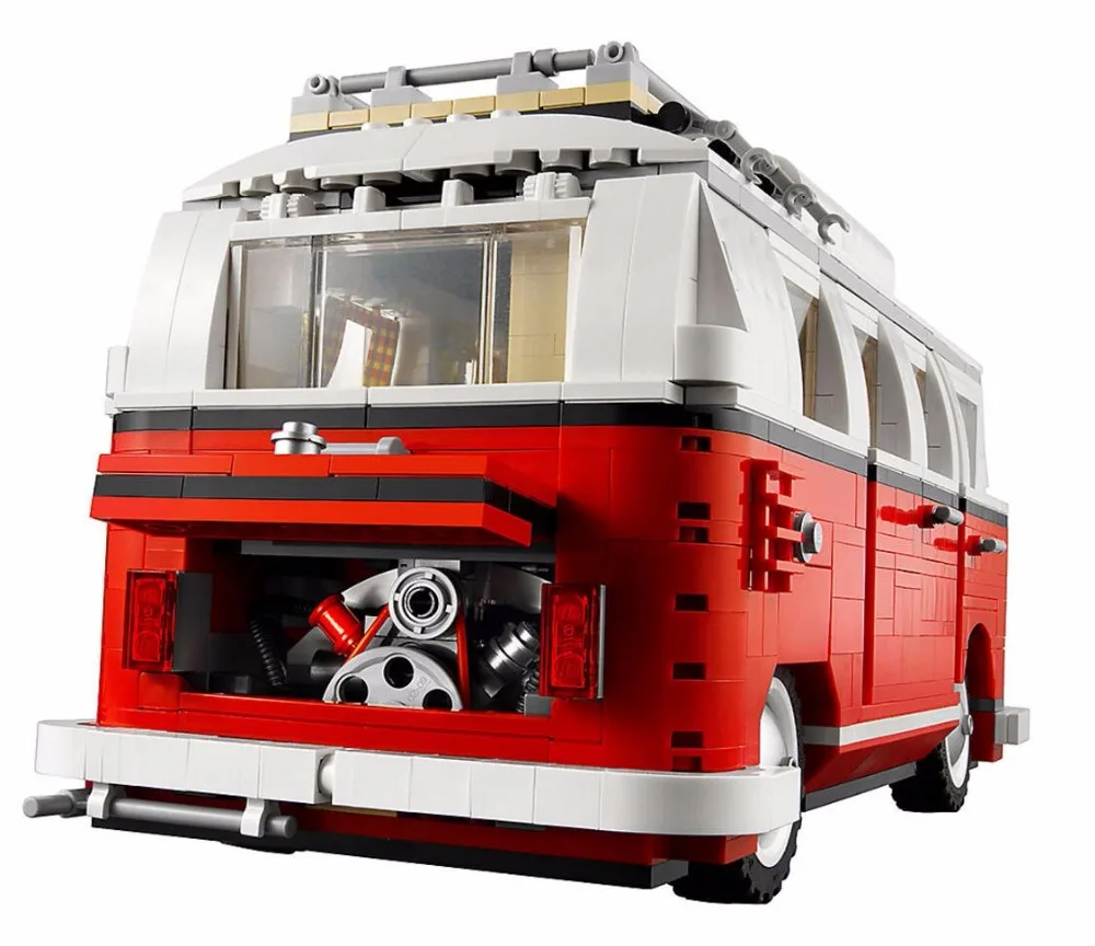 10569 Create Series City Car T1 Camper Van строительные блоки 1354 шт совместимые части игрушек с bela 10220