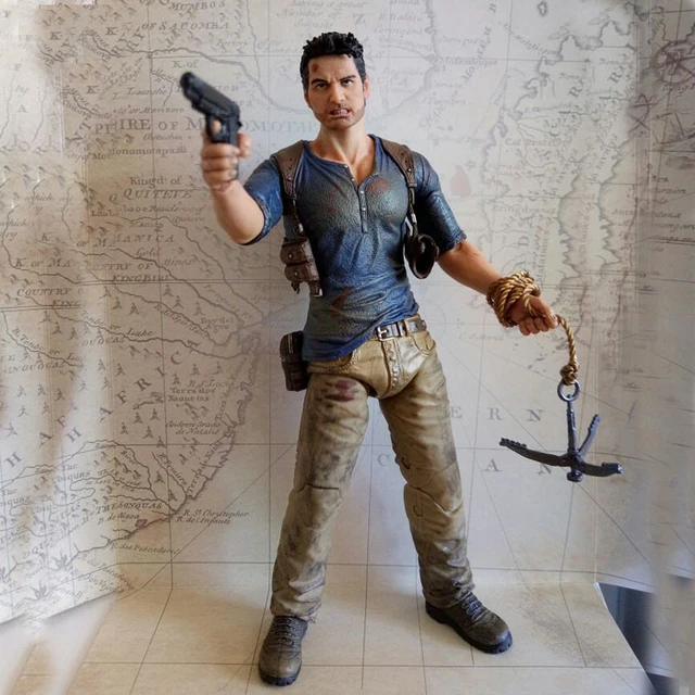 Uncharted sir francis drake círculo anime jogo colecionador edição nathan  drake 16cm pvc figura de ação brinquedo - AliExpress