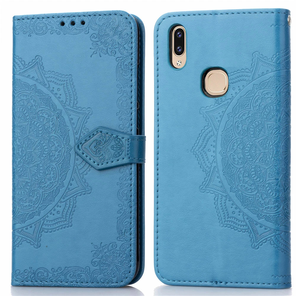 Чехол книжка для телефона Vivo Y83 Y81 Y97 Y93 V9 Y85 Y89 кожаный чехол бумажник чехол|Бамперы|