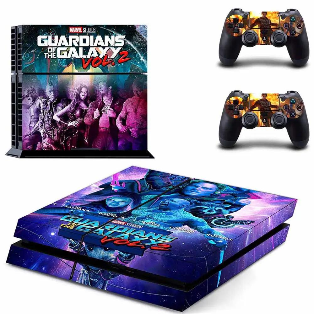 PS4 наклейка на всю кожу лицевые панели стражи Galaxy Vol. 2 для sony playstation 4 консоль и контроллер - Цвет: GYTM0738