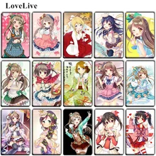 20 шт./партия Love Live Наклейки Игрушечные лошадки японского аниме плакат сувенирные карты Стикеры DIY Lovelive школы Idol проект детский праздничный костюм Подарки