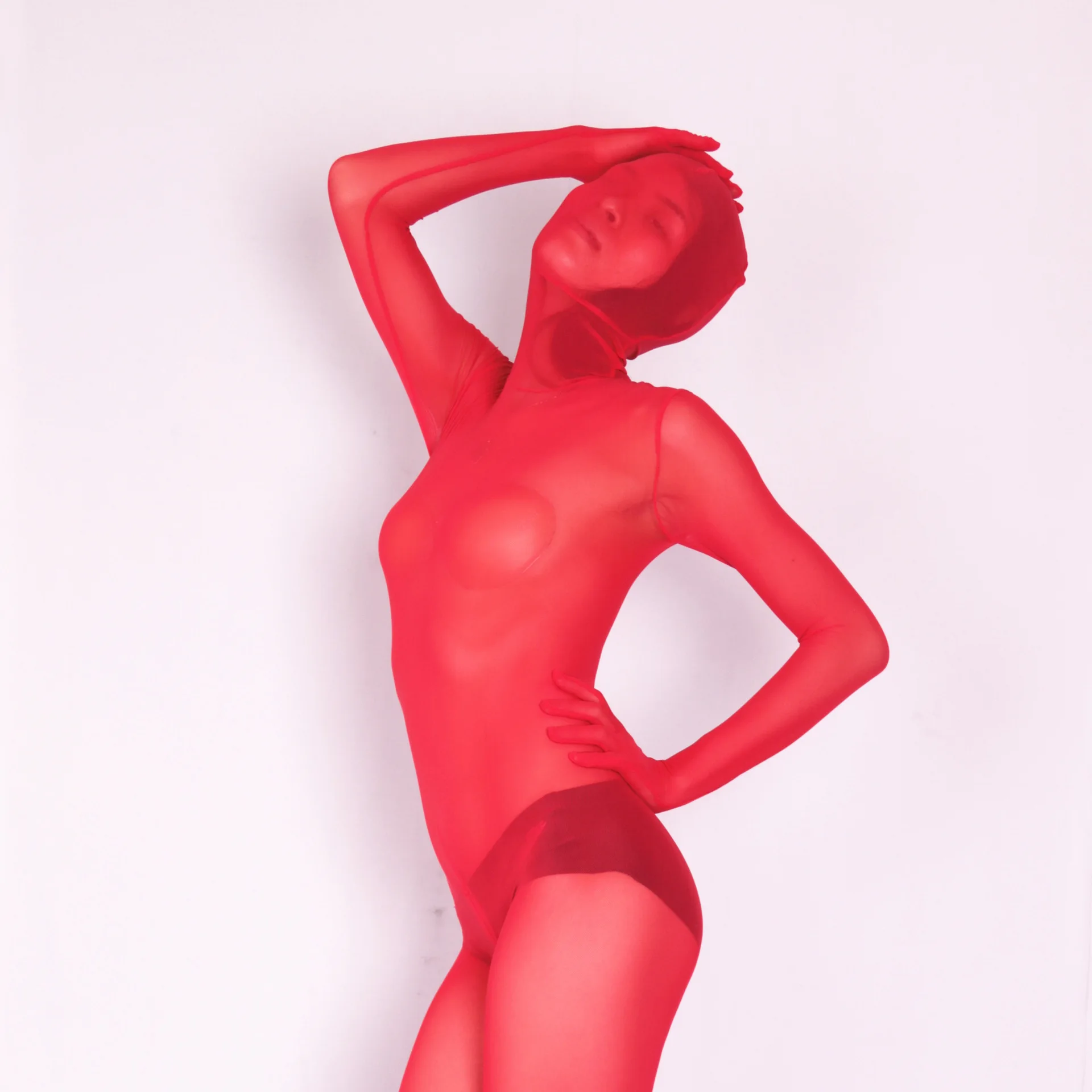 LinvMe Women Solid Sheer Mesh Zentai Sexy Full Bodysuit Second Skin Suit cosplay costume,adult unitard,latex lingerie,mens bondage lingerie,sexy fetish wear