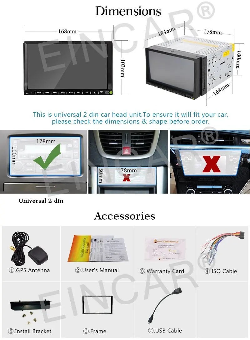 2Din 7 &quotAndroid 6 0 автомобильный стерео dvd плеер Встроенный AM/FM Bluetooth gps навигация