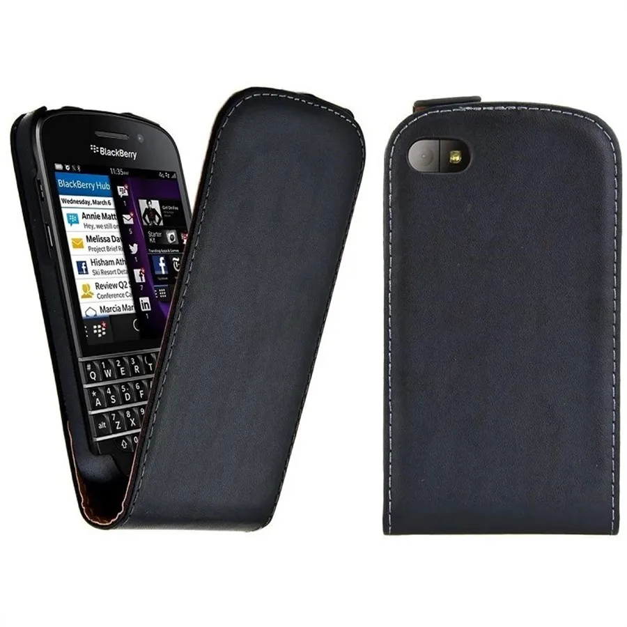 Ultra Thin Genuine Leather Mobile Phone Case Buckle Vertical