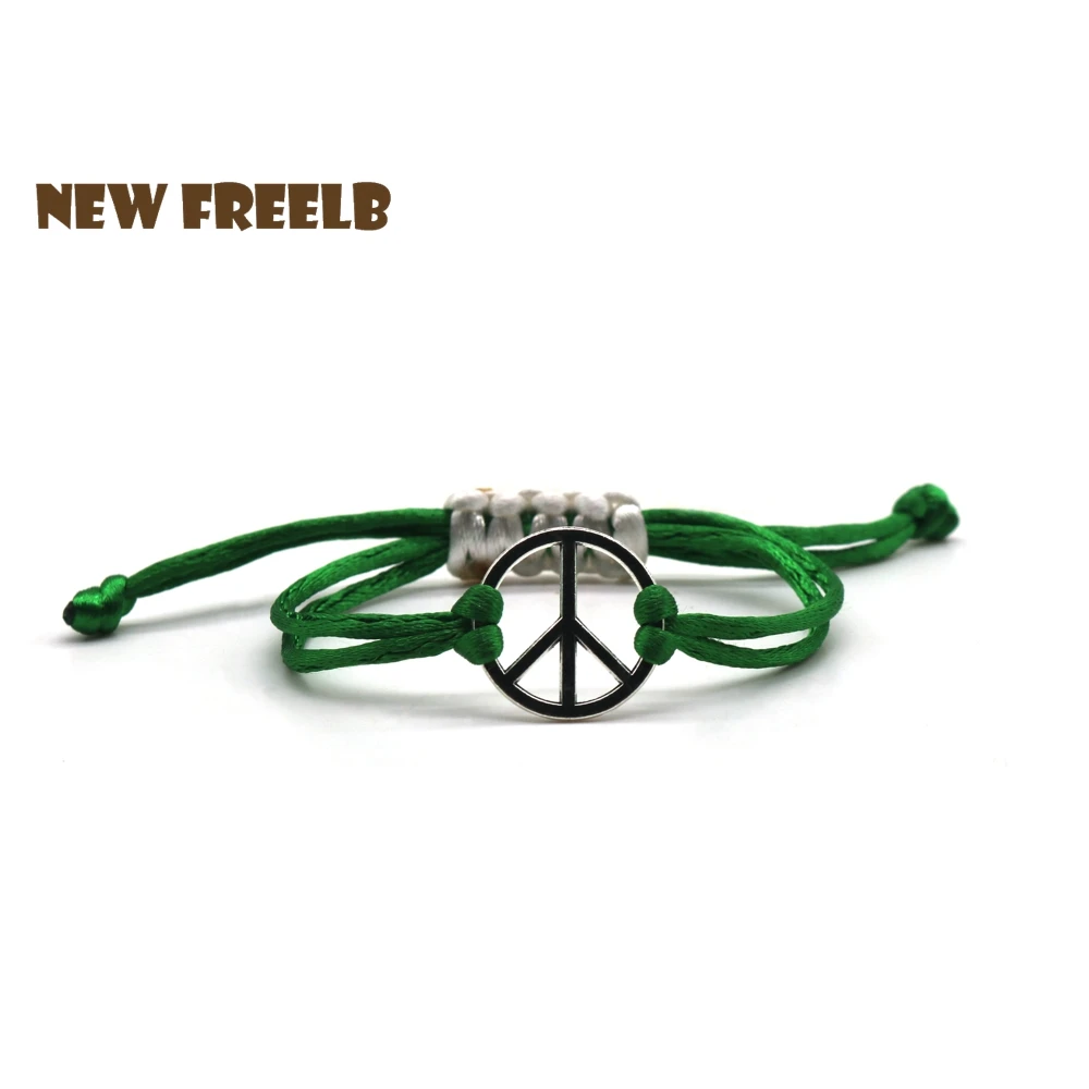 5 Colors Peace Bracelet Green Yellow Blue Purple Red Nylon Handmade Custom Cute String Jewelry Great Gift for Women and Men fans | Украшения