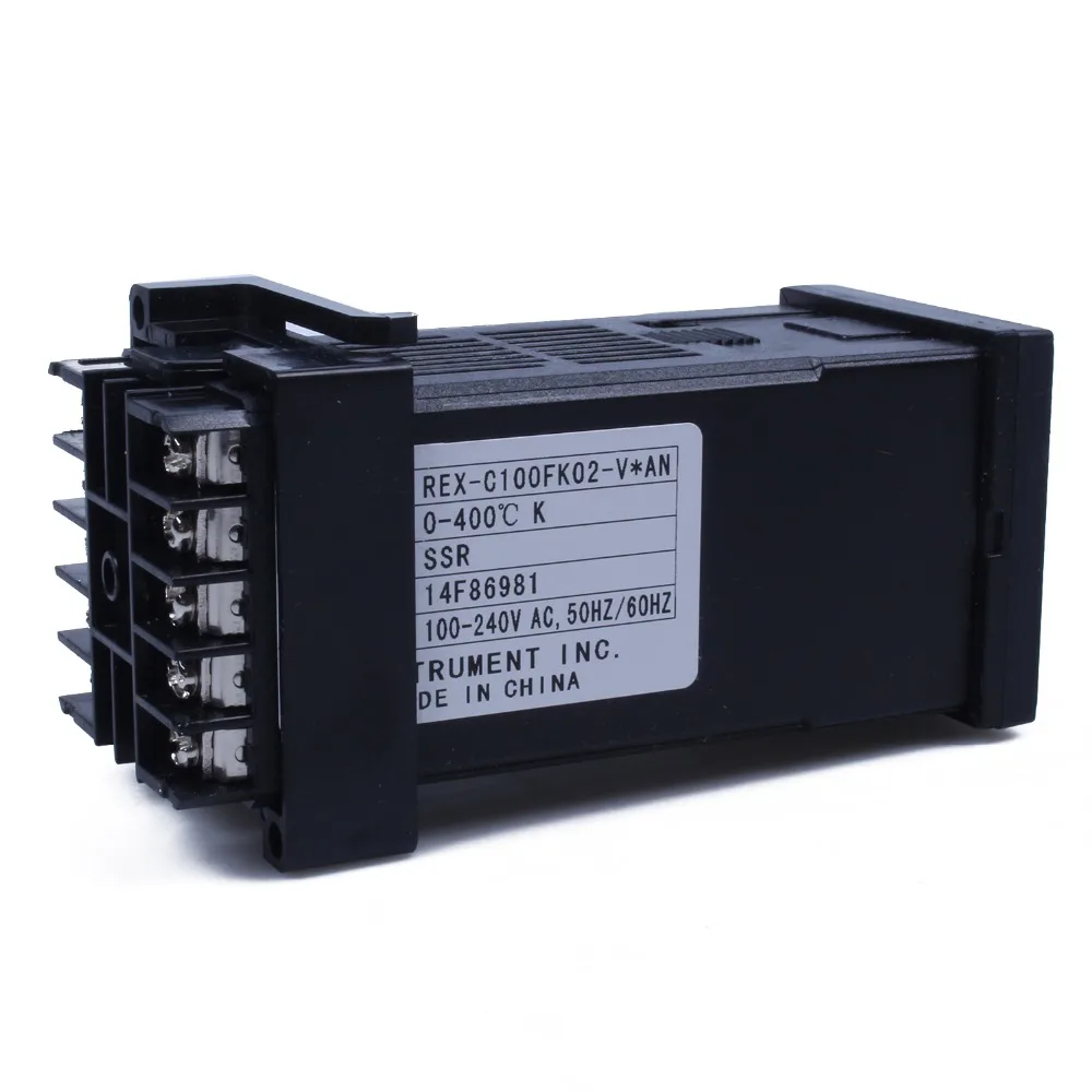 Новый стиль Digital 220 В pid REX C100 Температура контроллер + max.40a ССР K термопары Набор