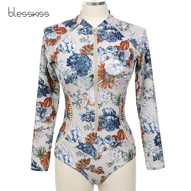 BLESSKISS, сексуальный вязаный крючком купальник с длинным рукавом, цельный купальный костюм, женские купальные костюмы,, пляжный купальный костюм с защитой от ультрафиолета, пляжная одежда