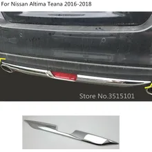 Автомобильный Стайлинг, защитный бампер, АБС хромированная отделка, задняя часть, нижняя часть, 1 шт., для Nissan Altima Teana