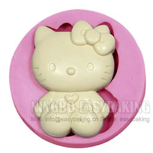 

Cute Kitty With Slippers Silicone Mould Cake Decorating Silicone Mold For Fondant Chocolate Jewelry PMC Resin Clay