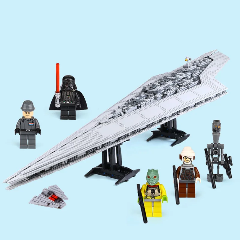 

05028 Star Plan series Execytor Super Star Destroyer Set Building Block Brick Compatible with 10221 Kids Toy