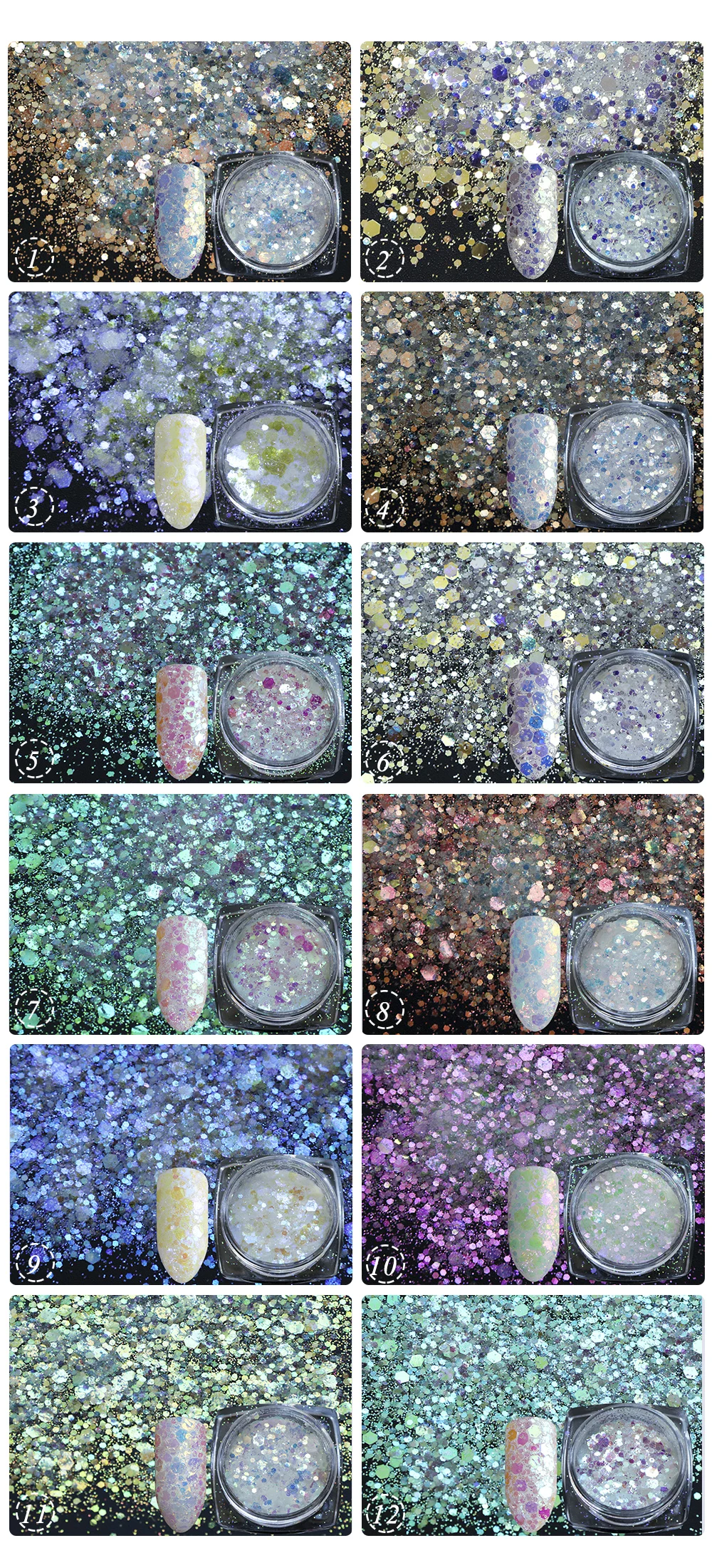 nail art glitter