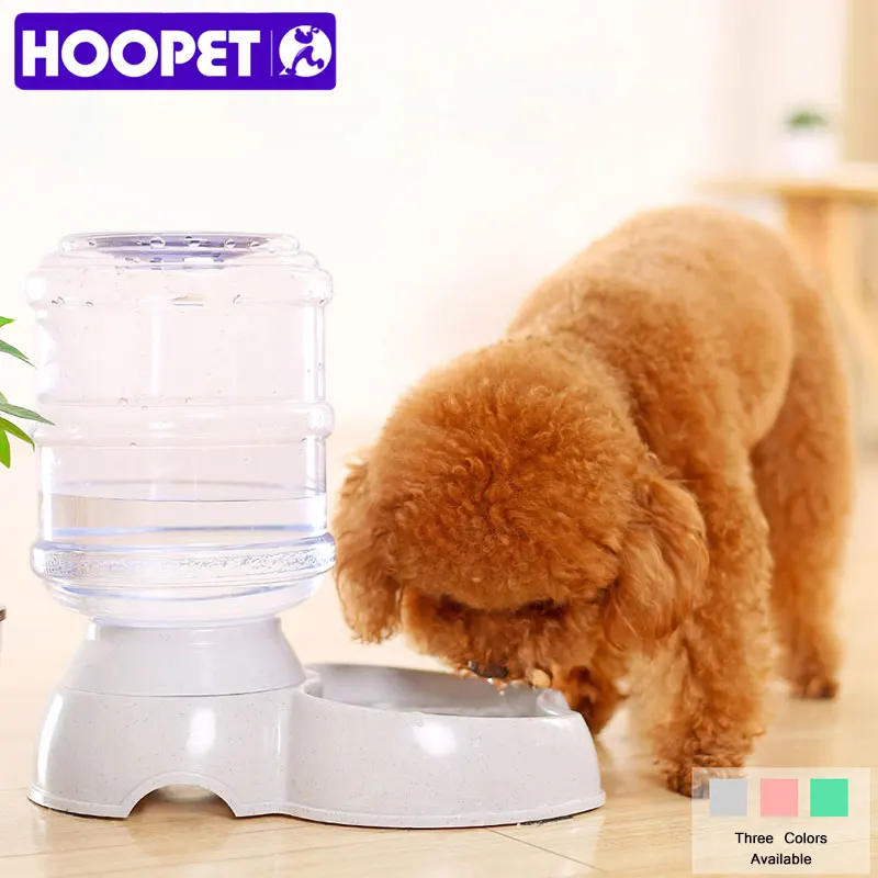HOOPET Pet Dog Cat трехцветная водяная чаша автоматическая подача воды большая