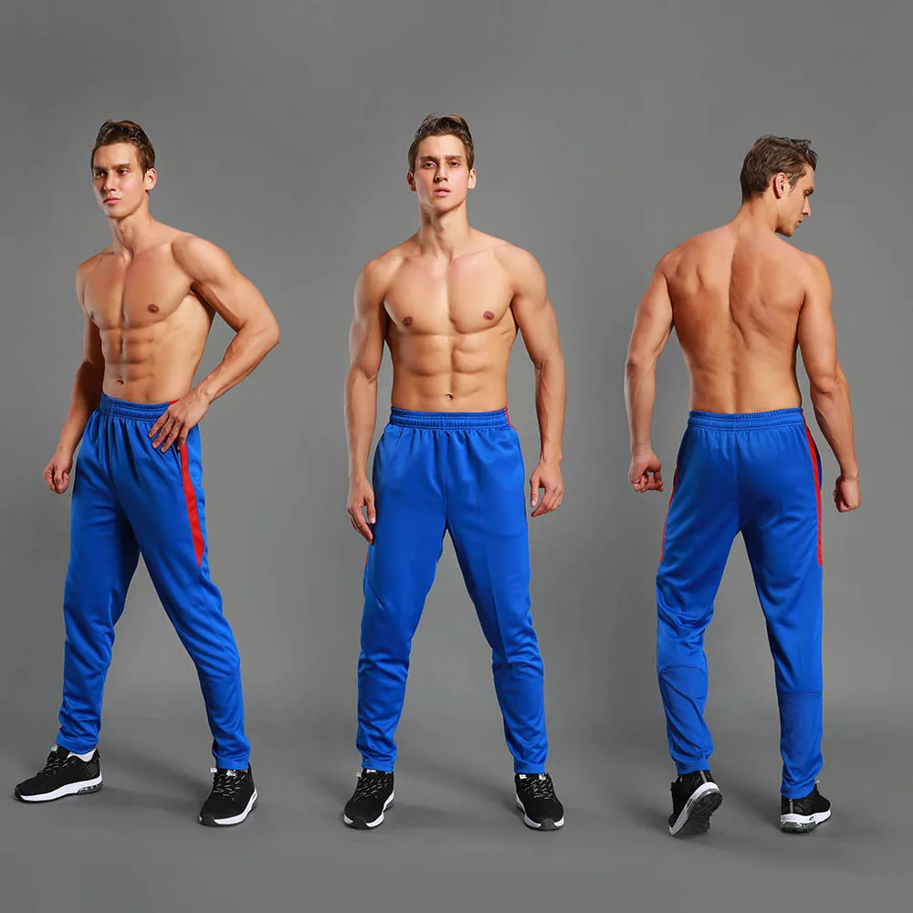 

Men Soccer Pants Slim Skinny SportsTraining Running Pants Winter Professional Men's Tracksuit Football Fitness Trousers Leg Pant