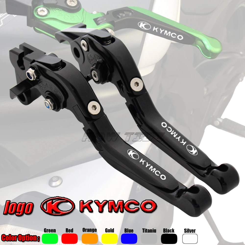 Продукт логотип "AK550" Мотоцикл с ЧПУ сцепные рычаги для KYMCO AK550 Регулируемый раздвижной, складной
