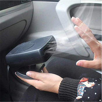 

12V Portable Car Heater Auto Ceramic Heater Cooling Fan 150W Auto Vehicle Electronic Heater or Fan with 360 Degree Rotatable Bas