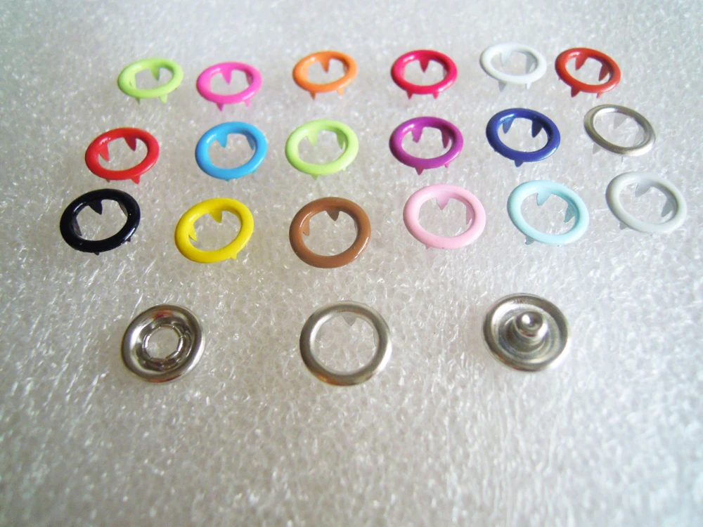 Buy 100Sets 11mm Copper Prong Snap Buttons Combined