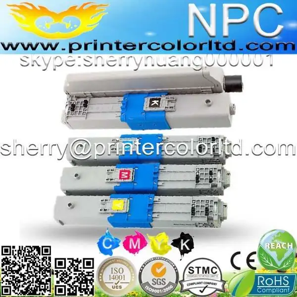 

FREE Shiping! compatible Color toner cartridge Used for OKI C310/330/510/530 BK/C/M/Y  4 pcs /lot premium quality
